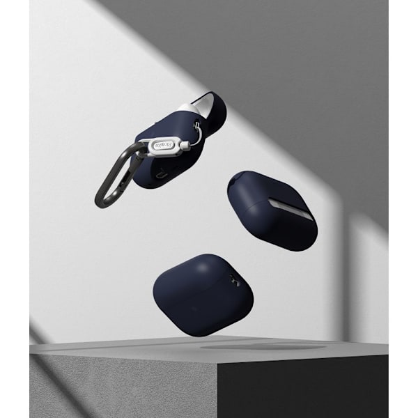 RING SILIKONE APPLE AIRPODS PRO 1/2 MIDNATT BLÅ