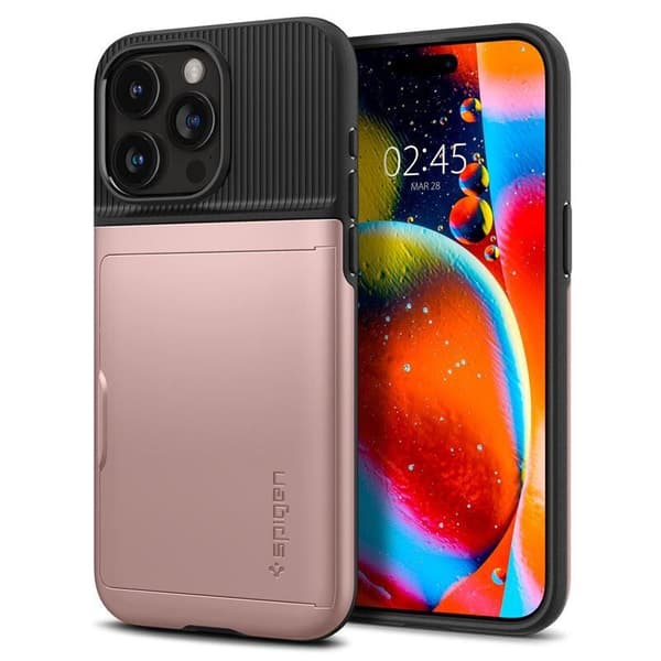 Spigen Slim Armor CS, Rose Gold - iPhone 15 Pro Max