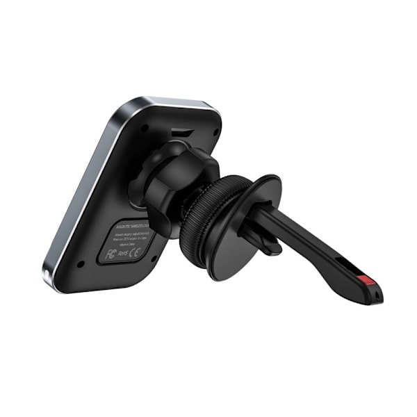 TECH-PROTECT MM15W-V2 MAGNETISK MAGSAFE VENT BILMONTERING TRÅDLØS LADER 15W SORT