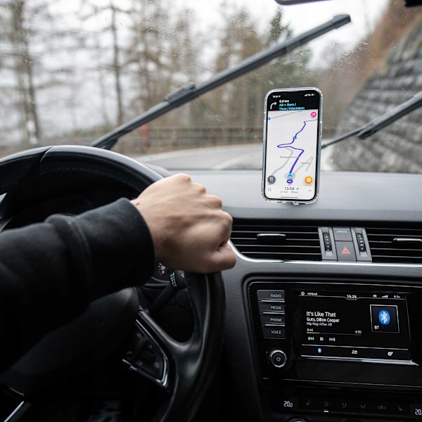 Spacecase Bilhållare Till Brädden För Magsafe Windshield Sc06 Svart