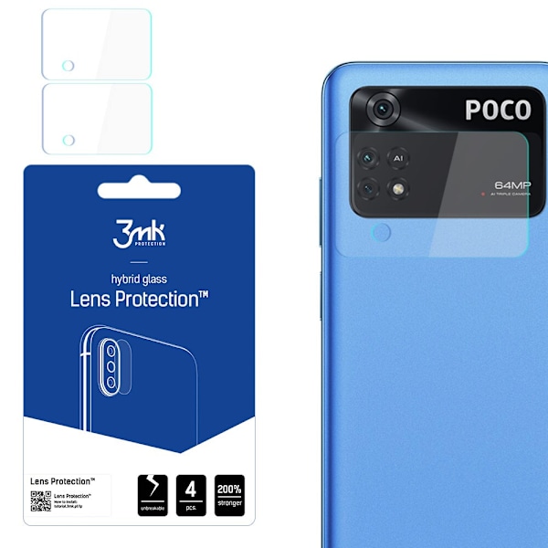 Xiaomi POCO M4 Pro - 3mk linsebeskyttelse