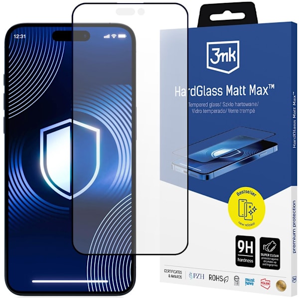 Apple iPhone 16 Plus - 3mk HardGlass Matt Max