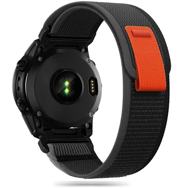 TEKNISK BESKYTTELSE NYLON GARMIN FENIX 5/6/6 PRO/7 SORT/ORANGE