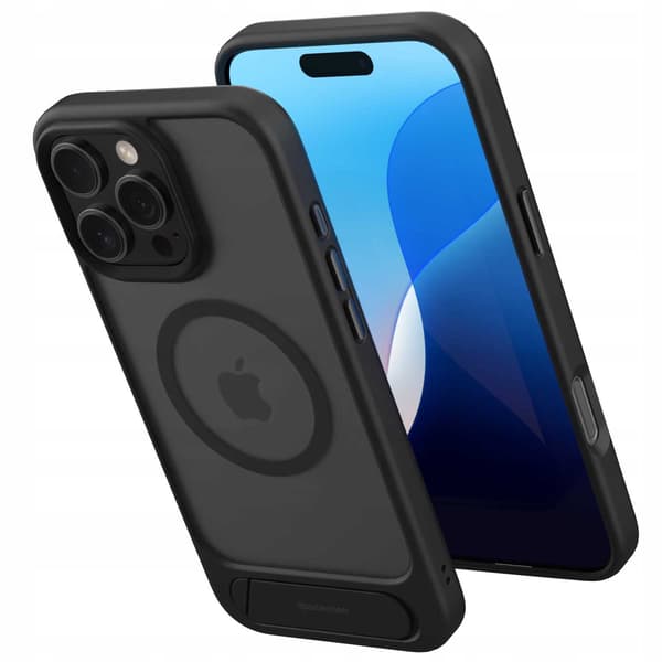 Spacecase Case Cover Till Iphone 16 Pro Max Black För Magsafe