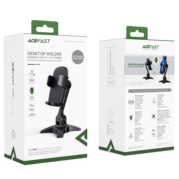Acefast stativ gravity holder for telefon svart (E10)