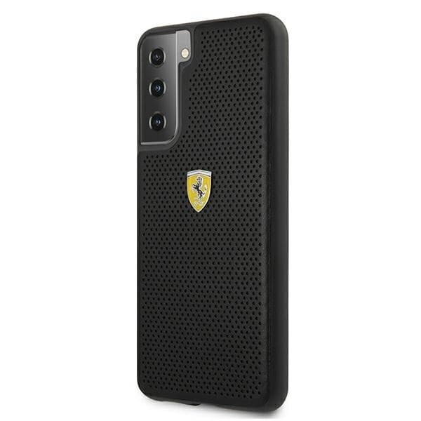 FERRARI ON TRACK PERFORERET ETUI TIL SAMSUNG GALAXY S21+ - SORT