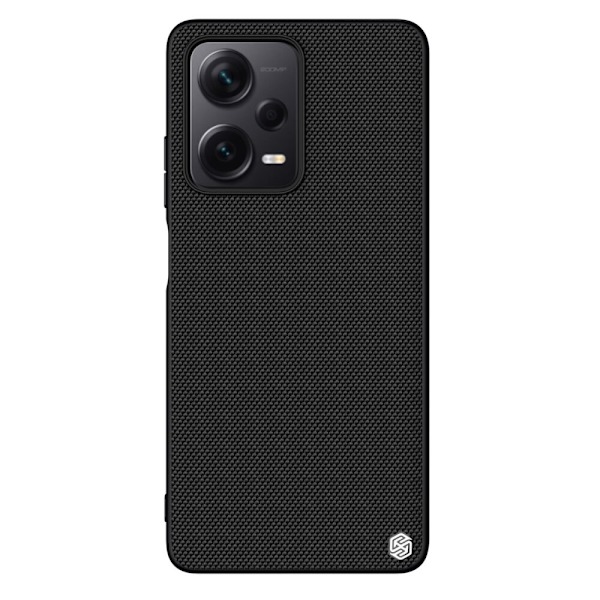 Nillkin Textured Case for Xiaomi Redmi Note 12 Pro+ forsterket nylonskall, svart