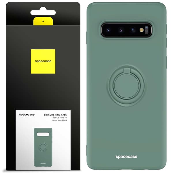 Spacecase Silikonring För Samsung Galaxy S10 Green