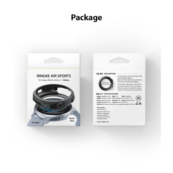 RING AIR GALAXY WATCH ACTIVE 2 (44MM) SVART