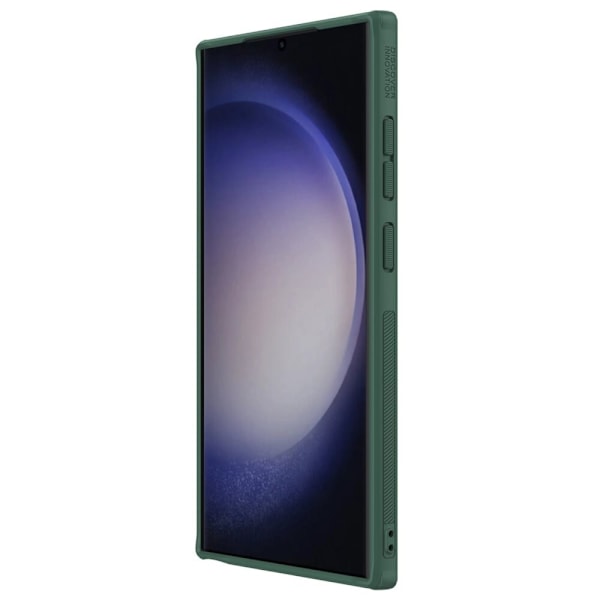 Nillkin Super Frosted Shield Pro Armor-deksel til Samsung Galaxy S24 Ultra - Grønn