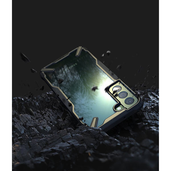 Ringke Fusion X Design-deksel til Samsung Galaxy S23+ kamuflasje svart