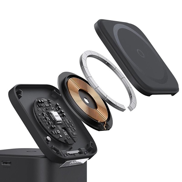 Baseus BS-W531 MagSafe / Qi USB-C 20W trådløs lader - svart