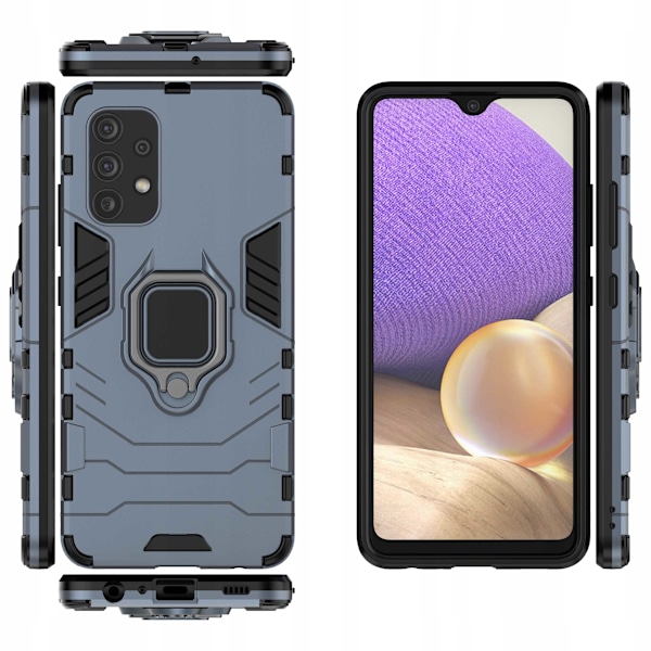 Spacecase Case Cover För Samsung Galaxy A32 4G Sc X-Ring Blå