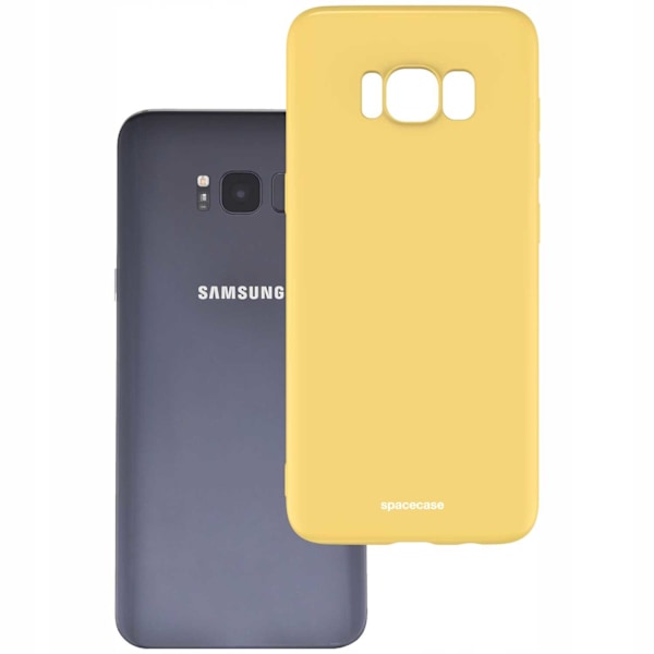 Spacecase Silikonfodral För Galaxy S8+ Yellow Skydd