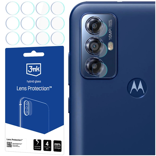 3MK LENS PROTECTION HYBRID KAMERAGLAS TIL MOTOROLA MOTO G PLAY 2023