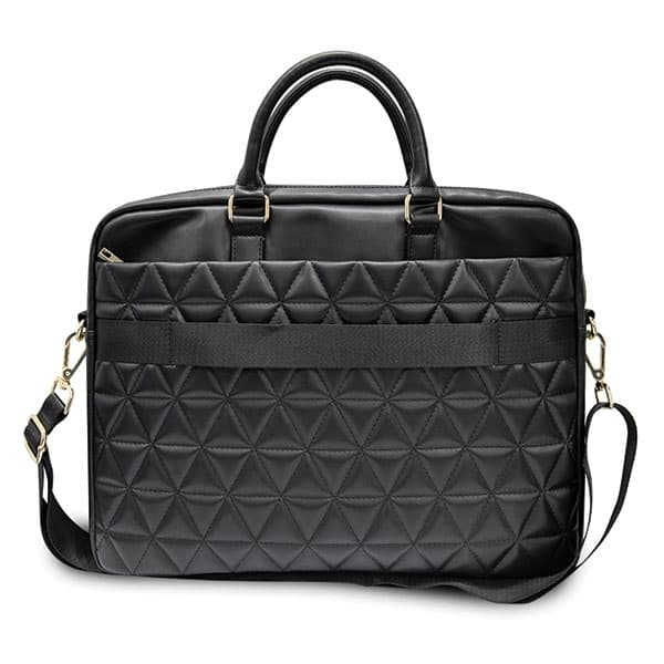 GUESS QUILTET LAPTOPTASKE 16 - SORT