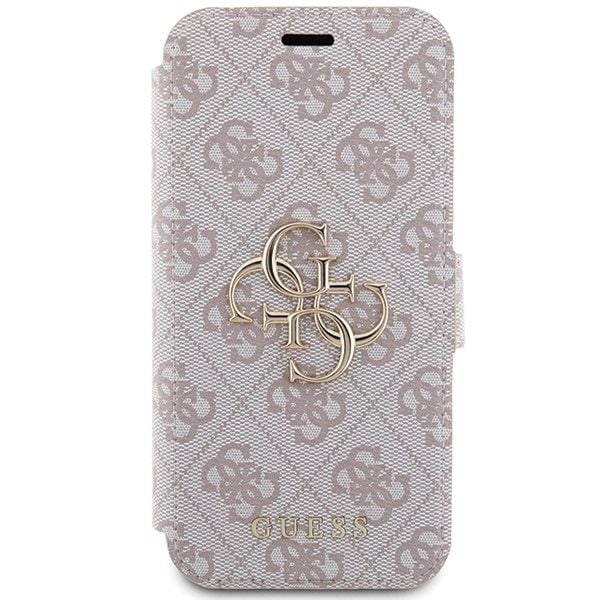 Guess 4G Metal Logo beskyttelsesdeksel til iPhone 15 Pro Max - rosa