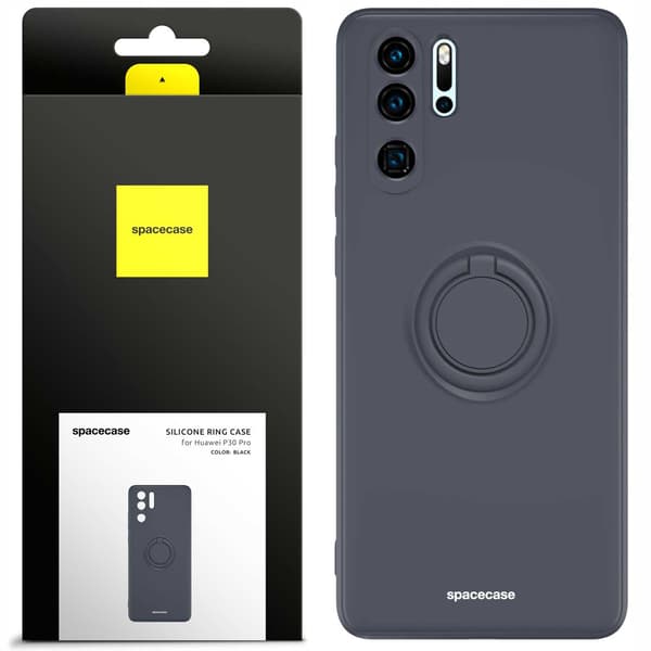 Spacecase Silikonfodral För Huawei P30 Pro Black