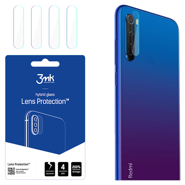 XIAOMI REDMI NOTE 8 - 3MK OBJEKTIVBESKYTTELSE