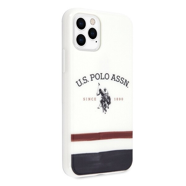 AMERIKANSK SAG POLO ASSN. TRICOLOR PATTERN COLLECTION TIL IPHONE 11 PRO MAX - HVID