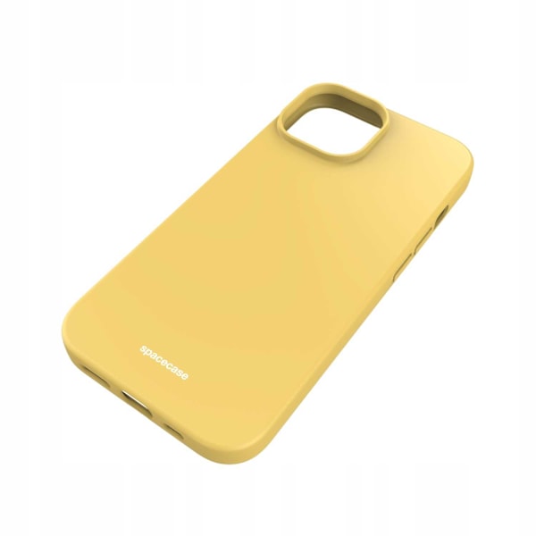 Spacecase Silikonecase För Iphone 15 Case Gult Skydd