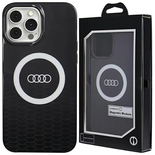 AUDI IML BIG LOGO MAGSAFE ETUI TIL IPHONE 13 PRO MAX - SORT