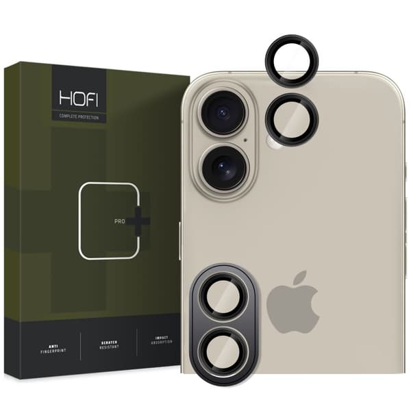 HOFI CAMRING PRO+ CAMERA COVER IPHONE 16/16 PLUS SORT