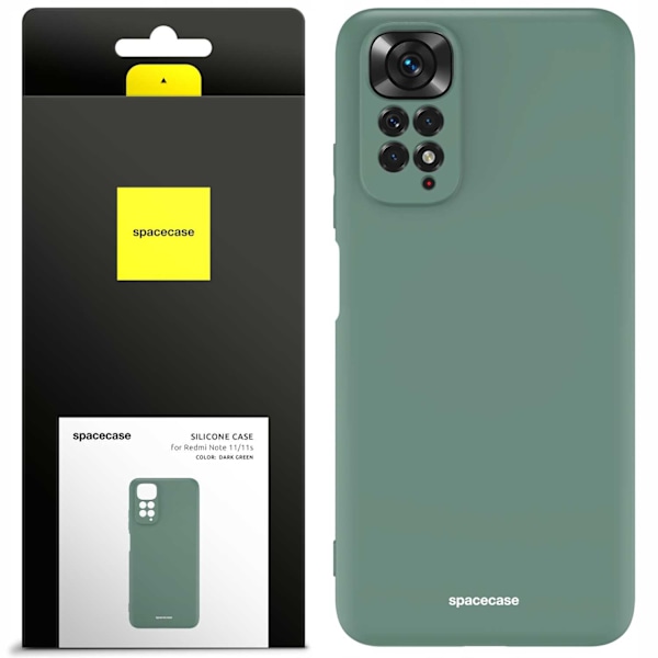 Spacecase Case Cover Till Xiaomi Redmi Note 11 11S Green