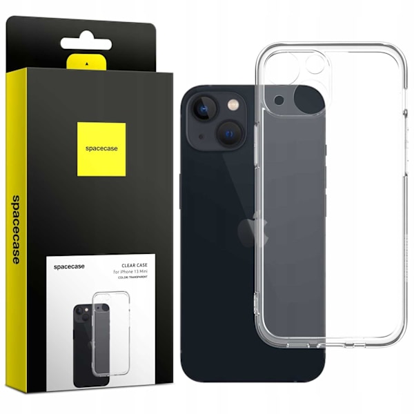 Spacecase Clear Case För Iphone 13 Mini Transparent Skydd