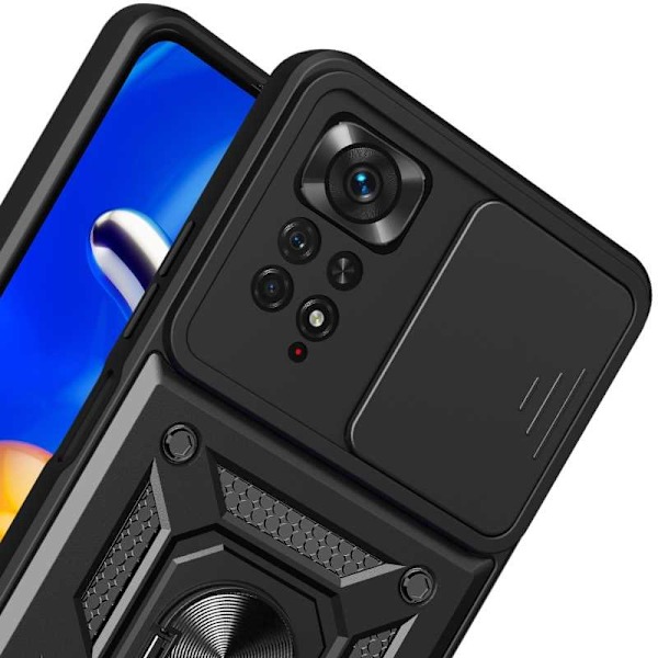 Spacecase Case Cover För Xiaomi Redmi Note 11 Pro 5G Black
