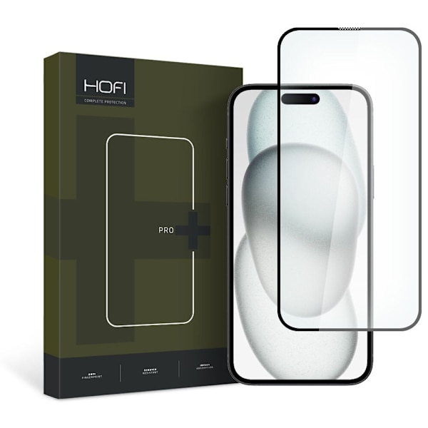 HERDET GLASS HOFI GLASS PRO+ IPHONE 15 SVART