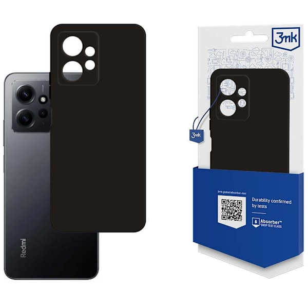 REDMI NOTE 12 4G - 3MK MATT CASE BLACK