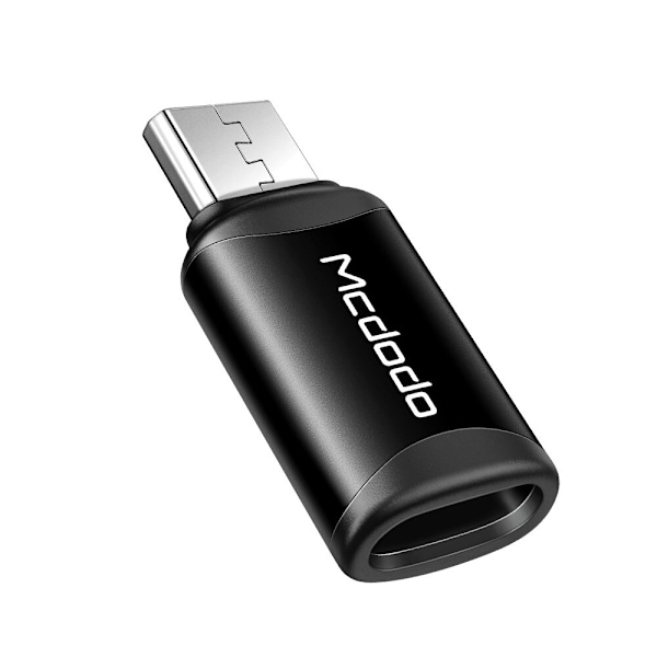 Mcdodo telefonadapter USB-C till Micro USB-adapter, svart