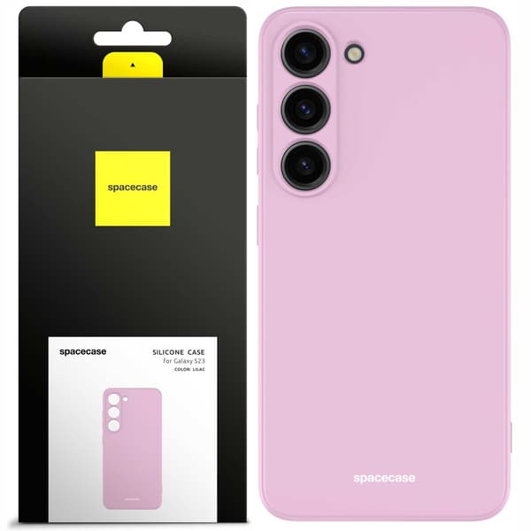 Spacecase Silikonecase Galaxy S23 Lilac Telefonskäl