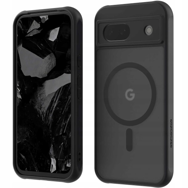 Spacecase Hybrid Case För Google Pixel 8A Svart