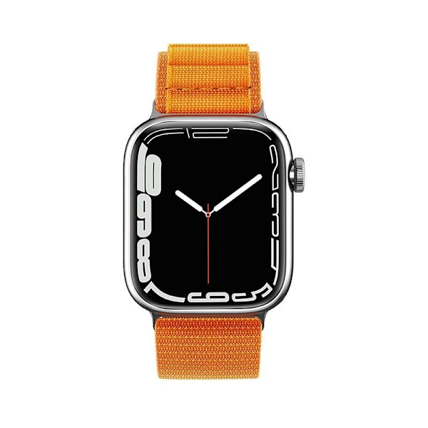 Alpine stropp med stålspenne for Apple Watch 42/44/45/49 mm - oransje