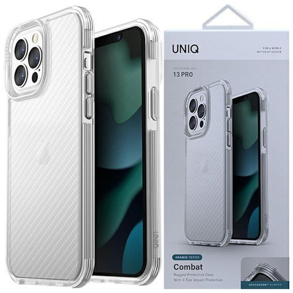 UNIQ Combat iPhone 13 Pro / 13 6.1 aramid frostdeksel