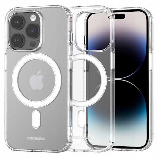 Spacecase Clear Mag-Fodral För Iphone 14 Pro För Magsafe, Transparent