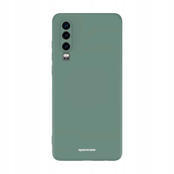 Spacecase Silikonfodral För Huawei P30 Mörkgrön Skydd
