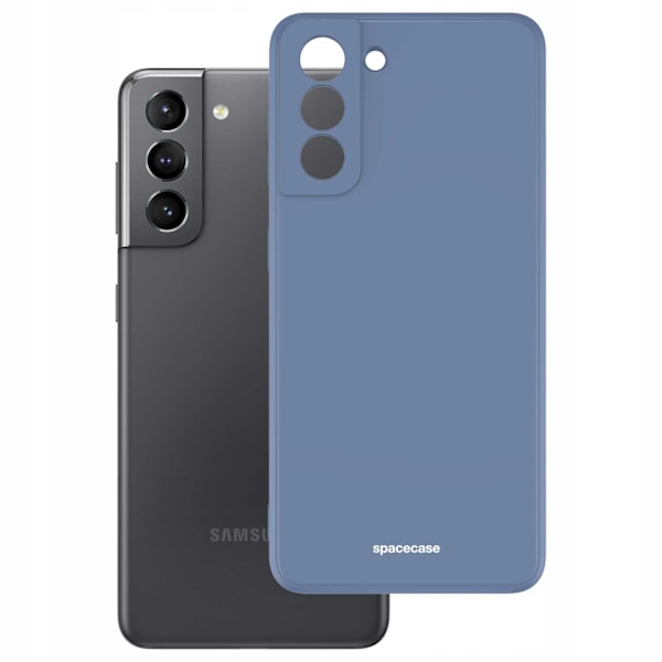 Spacecase Silikonecase Galaxy S21 Cover Samsung Cover Blue