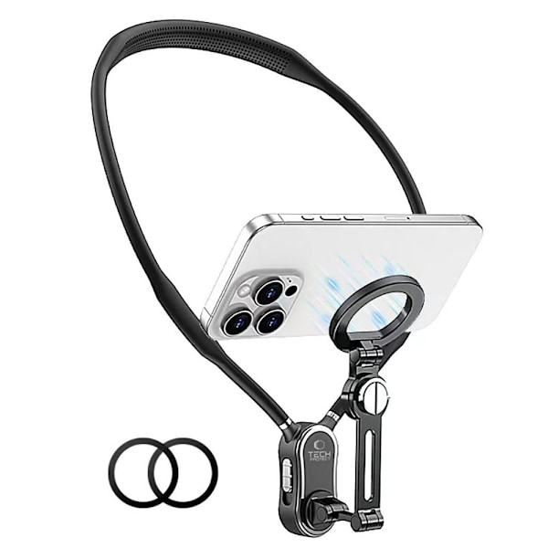 TECH-PROTECT AC100 MAGNETISK MAGSAFE NAKKEHOLDER SORT