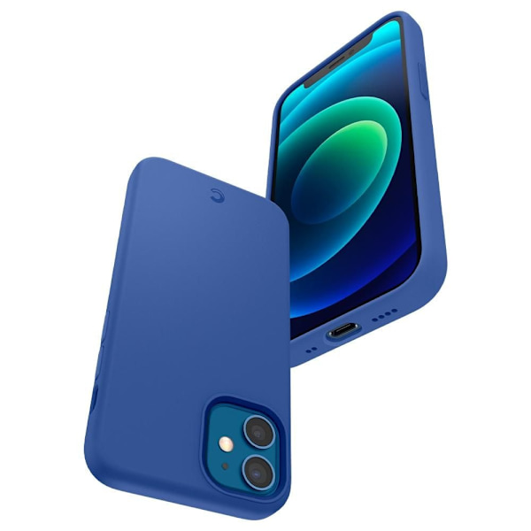 SPIGEN CYRILL SILIKONE IPHONE 12 MINI LINE BLÅ