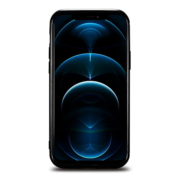 ICARER CASE CASE LÆDERCOVER TIL IPHONE 12 MINI SORT