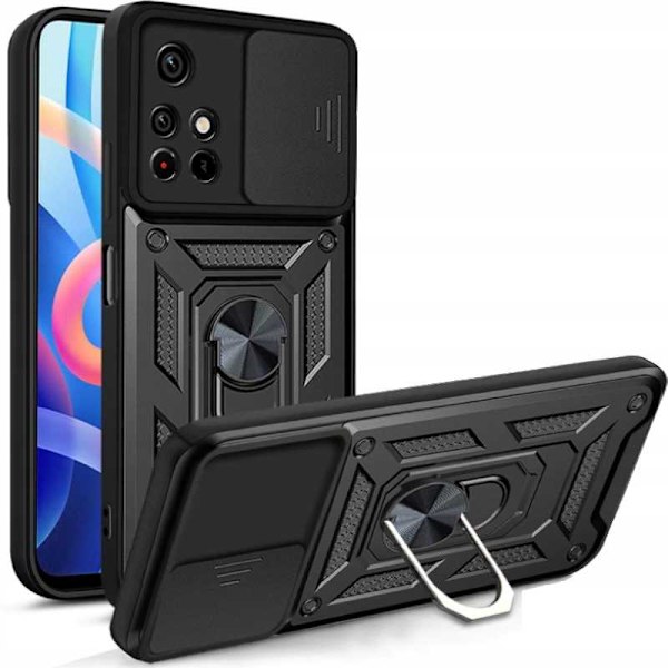 Spacecase Case Cover För Poco X4 Pro 5G Svart Skydd