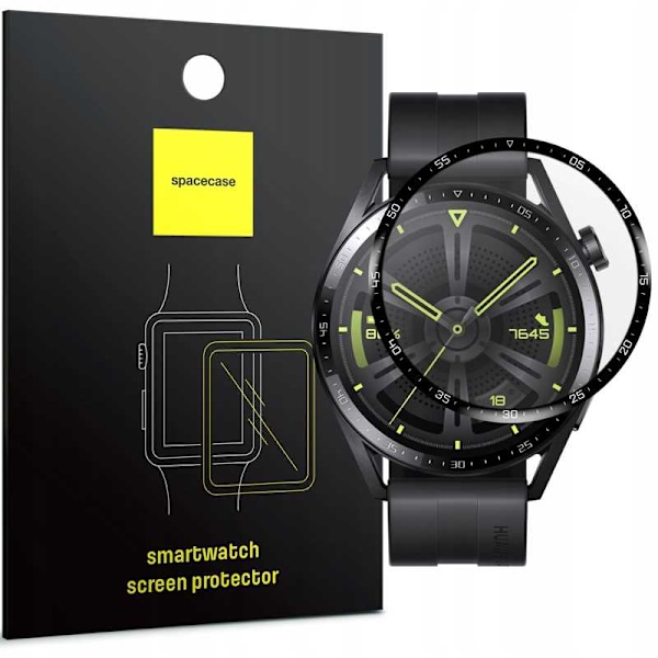 Rymdskydd Hybrid Härdat Glas För Huawei Watch Gt 3 46Mm Skydd