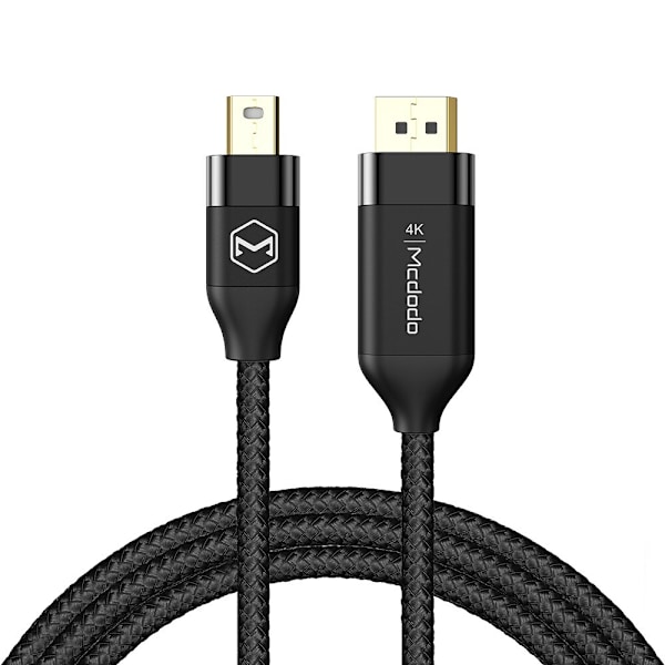 MCDODO KABEL MINI MONITOR PORT 1,4 DP 4K 165HZ TIL 2M HDR MONITOR