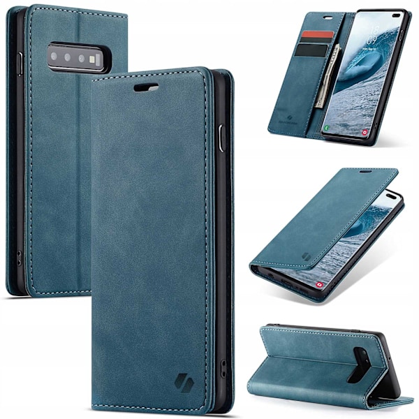 Spacecase Fodral Pålbockskydd För Samsung Galaxy S10+ Blå