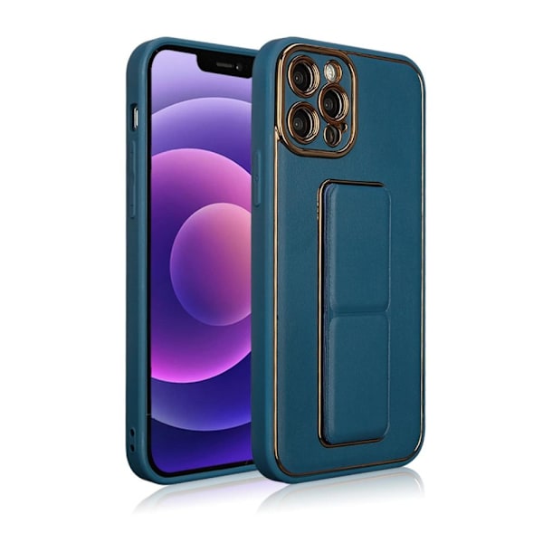 Nytt Kickstand-deksel til iPhone 13 Pro med stativ, blå