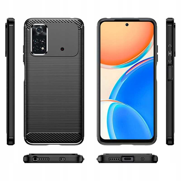 Spacecase Case Cover För Poco M4 Pro 4G Carbon Protective