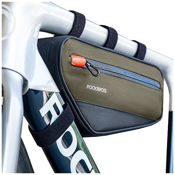 ROCKBROS BAG CYKEL SANITÆR STEM 1,7L HOLDBAR GRØN-SORT